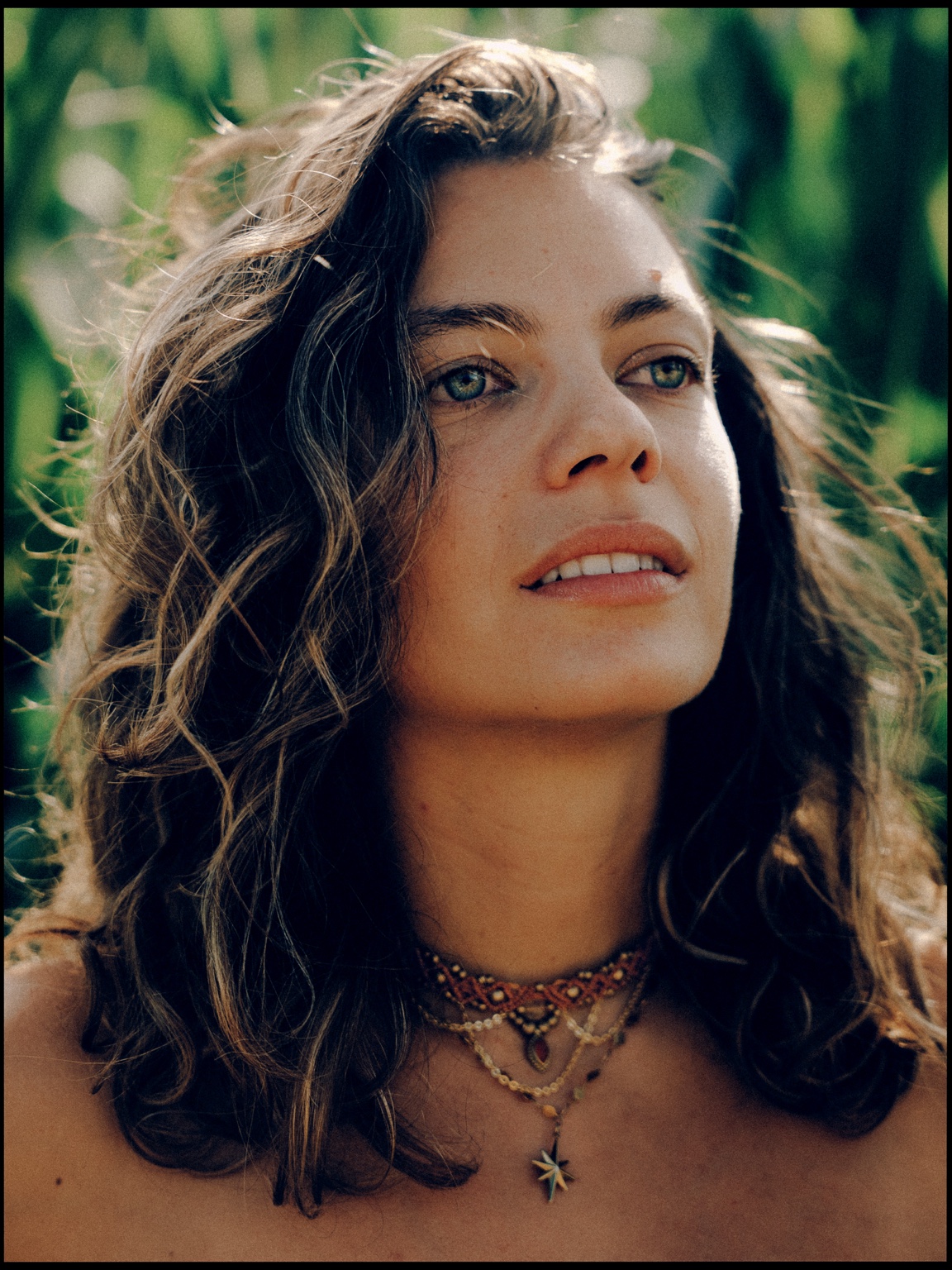 Portrait in warm natural sunlight
